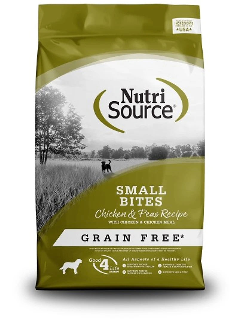 NutriSource - Dog Food - Grain Free Small Bites Chicken & Pea