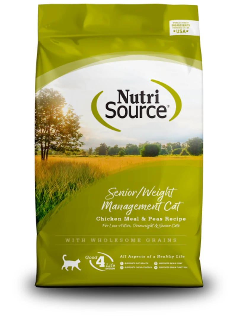 - Cat Food - Senior/Weight Management Chicken Meal & Peas