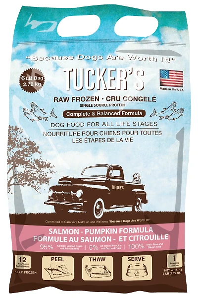 Tucker's - Frozen Dog Food - Salmon & Pumpkin