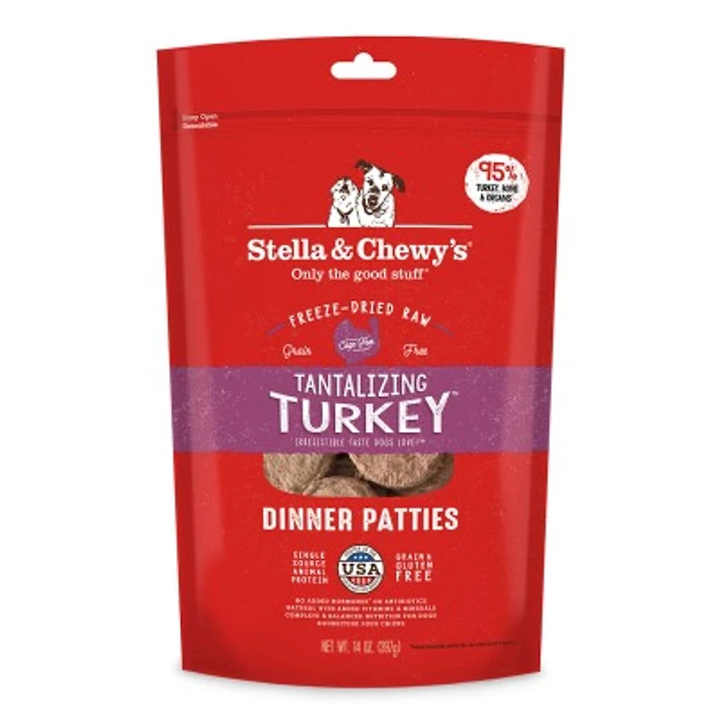 Stella & Chewy's - Dog Food - Freeze-Dried Raw Tantalizing Turkey