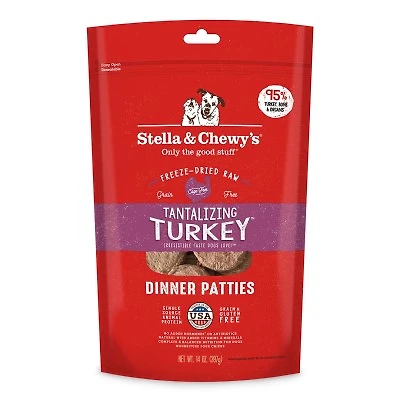 - Dog Food - Freeze-Dried Raw Tantalizing Turkey