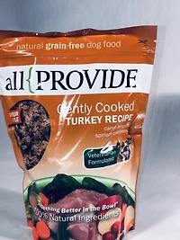 All Provide - Frozen Dog Food -  Gently Cooked Turkey