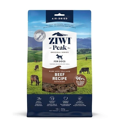 - Gently Air Dried Dog Food – Grain Free & High Protein Raw Nutrition – Beef Recipe