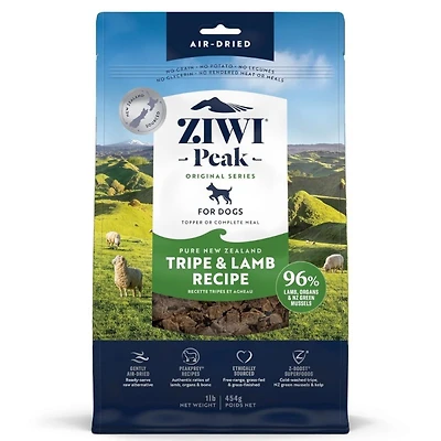 - Gently Air Dried Dog Food – Grain Free & High Protein Raw Nutrition – Tripe & Lamb Recipe
