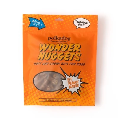 Polkadog - Dog Treats - Wonder Nuggets - Peanut Butter