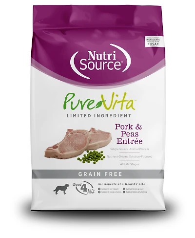 NutriSource - Dog Food - Grain Free Pork & Peas