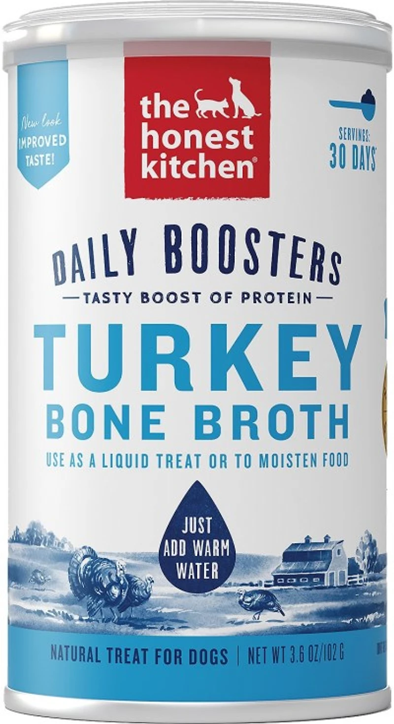 Honest Kitchen - Daily Boosts: Instant Turkey Bone Broth with Turmeric