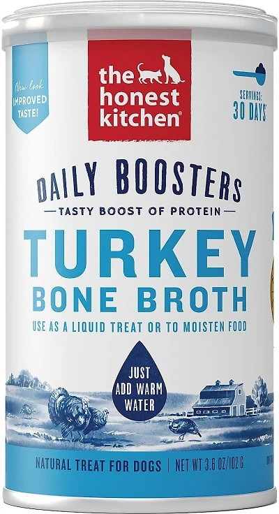 Honest Kitchen - Daily Boosts: Instant Turkey Bone Broth with Turmeric