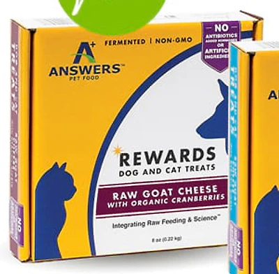Answers - Treat - Raw Goat Milk Cheese - Cranberry