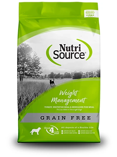 NutriSource - Dog Food - Grain Free Weight Management Turkey