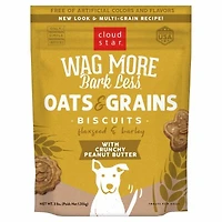 Cloud Star - Dog Treats - Wag More Bark Less Oven Baked with Crunchy Peanut Butter Cookie Recipe