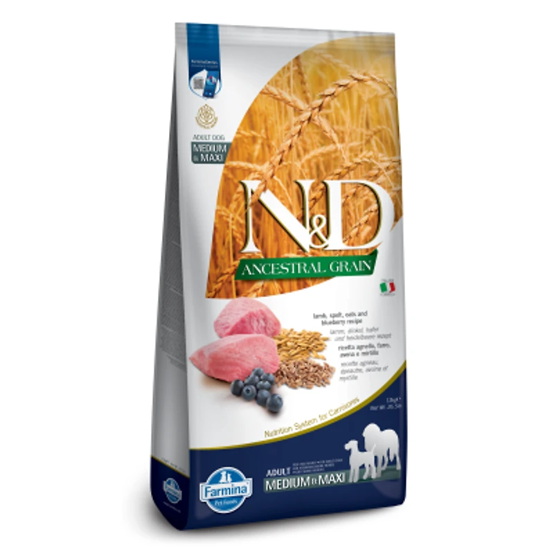 Farmina - Dry Dog Food - Lamb & Blueberry Med/Maxi Adult