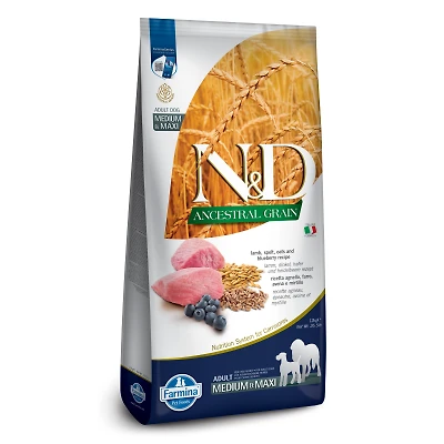 Farmina - Dry Dog Food - Lamb & Blueberry Med/Maxi Adult