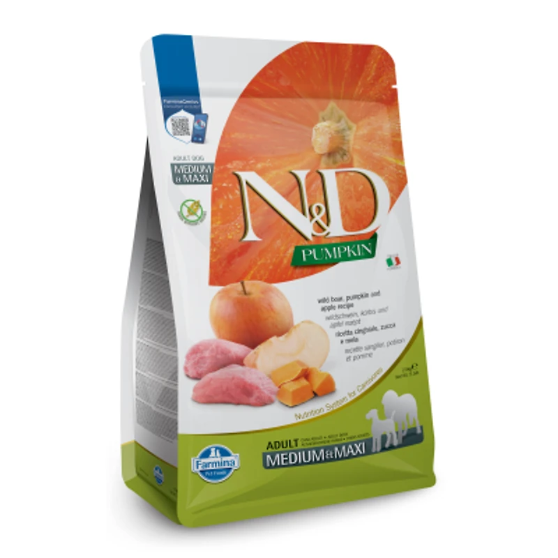 Farmina - Dry Dog Food - Boar & Apple Med/Maxi Adult