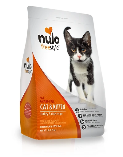 Nulo - Cat & Kitten Food - Grain Free Turkey & Duck