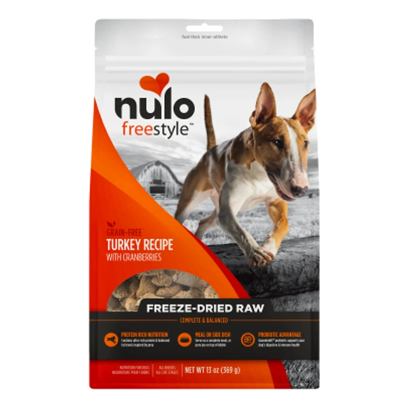 - Dog Food - Freeze-Dried Grain-Free Turkey with Cranberries