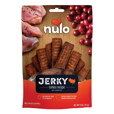 Nulo - Dog Treats - Jerky Strips Turkey with Cranberries