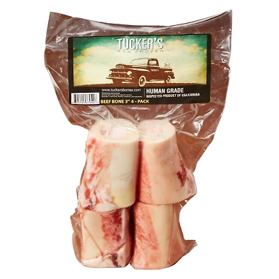 Tucker's - Frozen Beef Bones for Dogs - 3 inch 4 pack