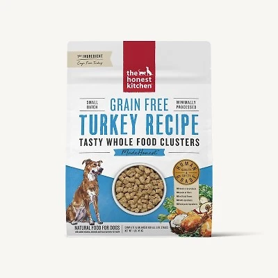 Honest Kitchen - Dog Food - Grain Free Turkey Whole Food Clusters