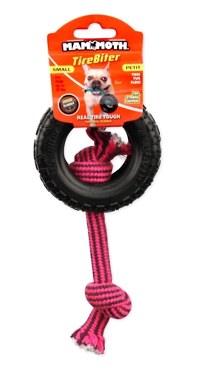 Mammoth - Dog Toy - TireBiter II with Rope