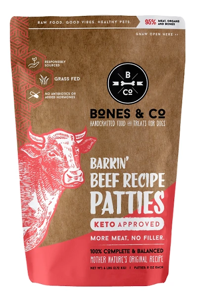 Bones & Co - Frozen Dog Food - Beef