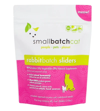 Small Batch - Frozen Cat Food - Rabbit
