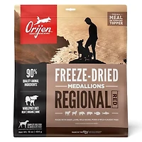 - Freeze Dried Medallions Dog Food - High Protein & Nutrient Rich Raw Animal Ingredients - Regional Red