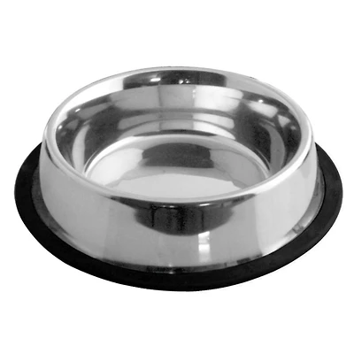 Arjan  - Stainless Steel Non-Skid Pet Bowl with Ridges