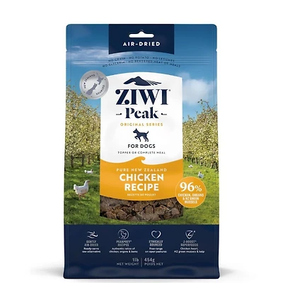 - Gently Air Dried Dog Food – Grain Free & High Protein Raw Nutrition – Chicken Recipe
