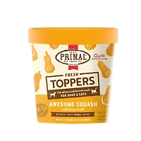 - Fresh Toppers Frozen Meal Mixer for Dogs & Cats - Digestive Support with Probiotics - Awesome Squash