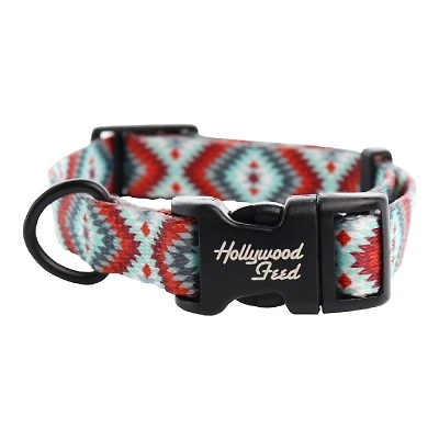 Nylon Dog Collar - Southwest Red