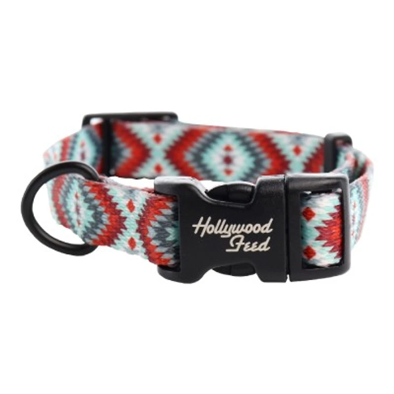 Nylon Dog Collar - Southwest Red