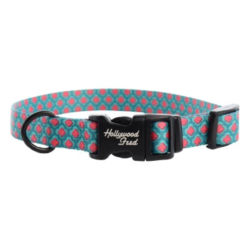 Nylon Dog Collar - Pink Petals