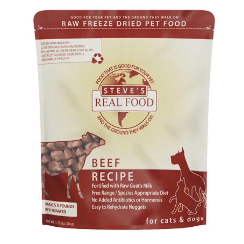 Steve's Real Food - Freeze Dried Dog Food - High Protein & Grain Free