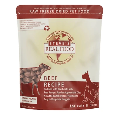 Steve's Real Food - Freeze Dried Dog Food - High Protein & Grain Free
