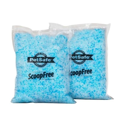 PetSafe - ScoopFree Crystal Cat Litter - Superior Odor Control & Low Tracking - Lightly Scented