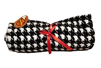 Blanket - Black & White Houndstooth