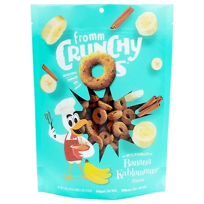 Fromm - Crunchy Os® Dog Treats - Low Calorie Crunchy Snack for Training & Fun - Banana Kablammas™ Flavor
