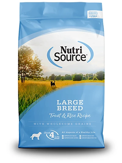 NutriSource - Dog Food - Large Breed Trout & Rice