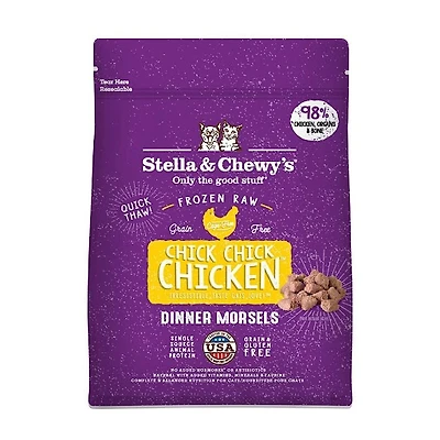 - Frozen Cat Food - Dinner Morsels Chick Chick Chicken