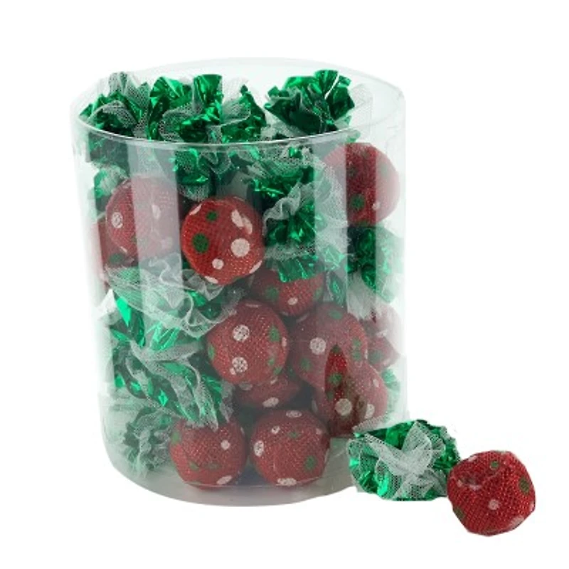 Patchwork Pet - Cat Toy - Christmas Mylar Ball