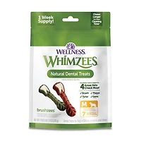 WHIMZEES - Dog Dental Treat -  Brushzees Natural Grain Free Dental Chews - Medium Breed