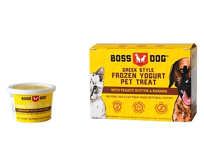 Boss Dog - Frozen Yogurt Treat - Peanut Butter & Banana