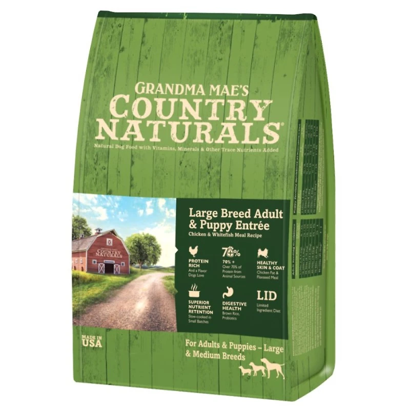 - Dog Food - Large Breed with Chicken & Whitefish