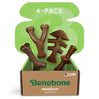 Benebone - Dog Dental Chew Toy - Medium 4 Pack Box