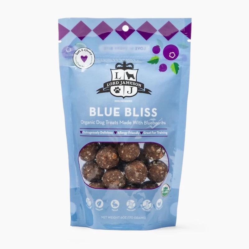 Lord Jameson - Organic Dog Treats - Blue Bliss