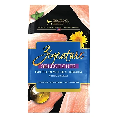 Zignature - Dry Dog Food – Limited Ingredient Wholesome Grains - Trout & Salmon Meal Formula