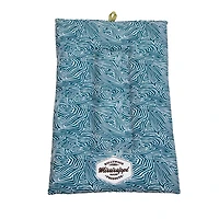 Snoozepad Dog Crate Mat - Teal Wave