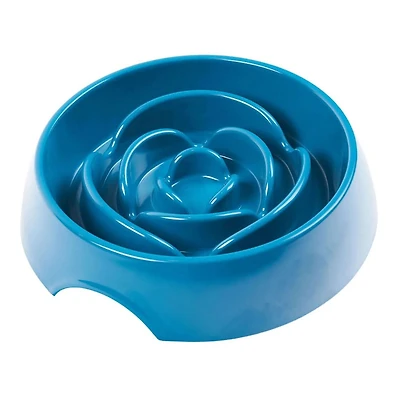 Messy Mutts - Interactive Dog Bowl Slow Feeder - Blue