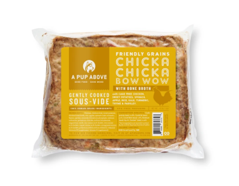 A Pup Above - Gently Cooked Dog Food - High Protein,  Human Grade & Grain Friendly - Chicka Chicka Bow Wow Recipe